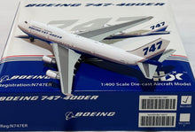 Load image into Gallery viewer, HX Models 1/400 Boeing Company 747-400 House Colour N747ER
