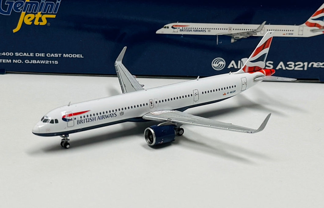 Gemini Jets 1/400 British Airlines Airbus A321neo G-NEOR