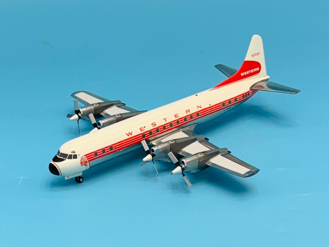 Gemini Jets 1/200 Western Airlines Lockheed L-188A Electra N7139C