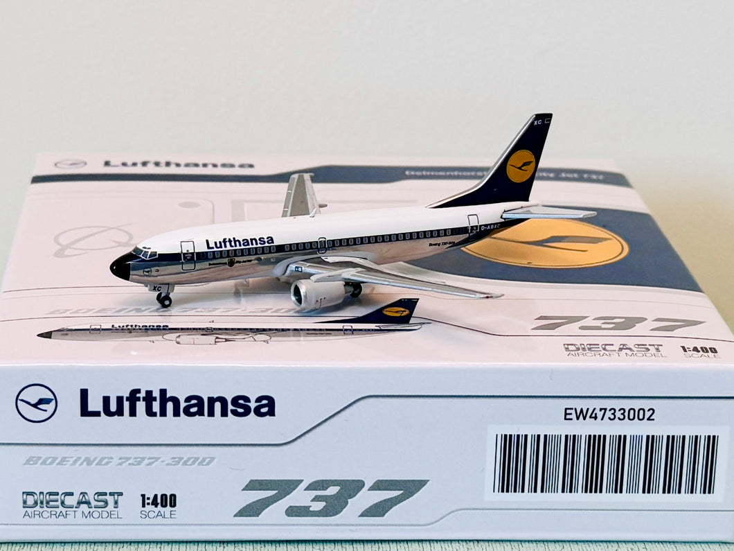 JC Wings 1/400 Lufthansa Boeing 737-300 Polished D-ABXC