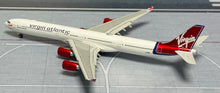 Load image into Gallery viewer, YY Wings 1/400 Virgin Atlantic Airbus A340-600 G-VWIN flaps down
