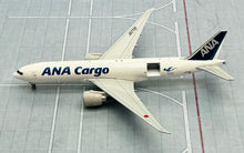 Load image into Gallery viewer, JC Wings 1/400 ANA All Nippon Airways Cargo Boeing 777F Blue Jay Interactive Series JA772F
