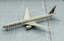Load image into Gallery viewer, JC Wings 1/400 Qatar Airways Boeing 777-300ER 25 years of excellence A7-BEE
