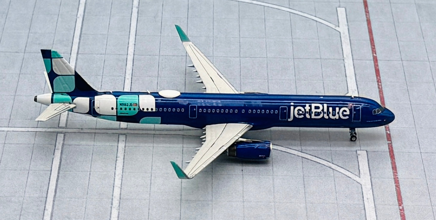 Gemini Jets 1:400 Azul Airlines Airbus A321NEO [PR-YJE] Model Review 航空機モデル完成品 moderu for Geminijets for Azul for Airbus A321neo PR-YJE