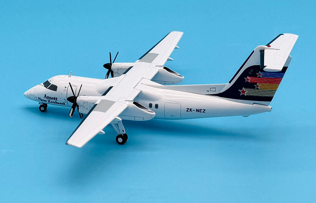 JC Wings 1/200 Ansett New Zealand Bombardier Dash 8-Q100 ZK-NEZ – First ...