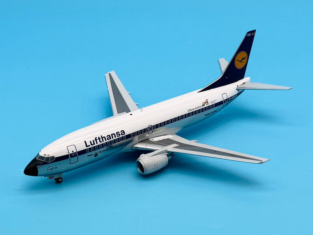 JC Wings 1/200 Lufthansa Boeing 737-300 UEFA 88 Polished D-ABXD