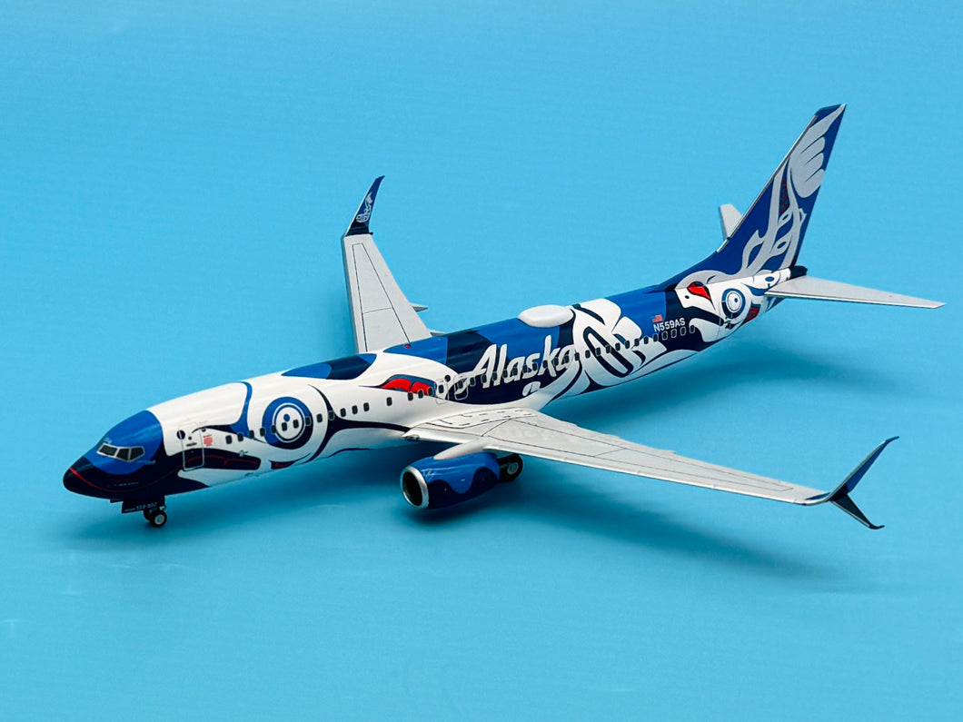 NG models 1/200 Alaska Airlines Boeing 737-800 N559AS Salmon People 08001