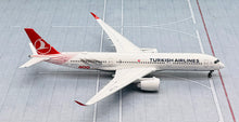 Load image into Gallery viewer, JC Wings 1/400 Turkish Airlines Airbus A350-900XWB 400th aircraft TC-LGH
