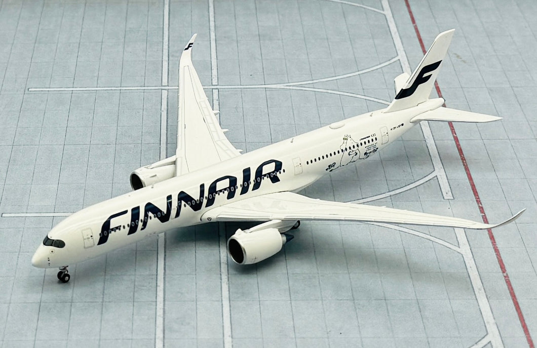 JC Wings 1/400 Finnair Airbus A350-900XWB 100th Anniversary Moonins OH-LWP