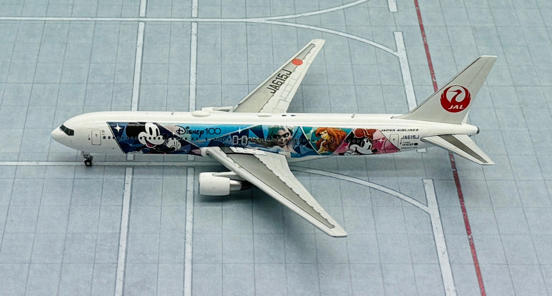 JC Wings JAL日本航空 B767-300ER JA615J 1/400 JC Wings 1/400 JAL Japan Airlines Boeing 767-300ER Disney 100