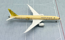 Load image into Gallery viewer, JC Wings 1/400 Saudi Arabian Airlines Boeing 787-9 75th Year HZ-ARE

