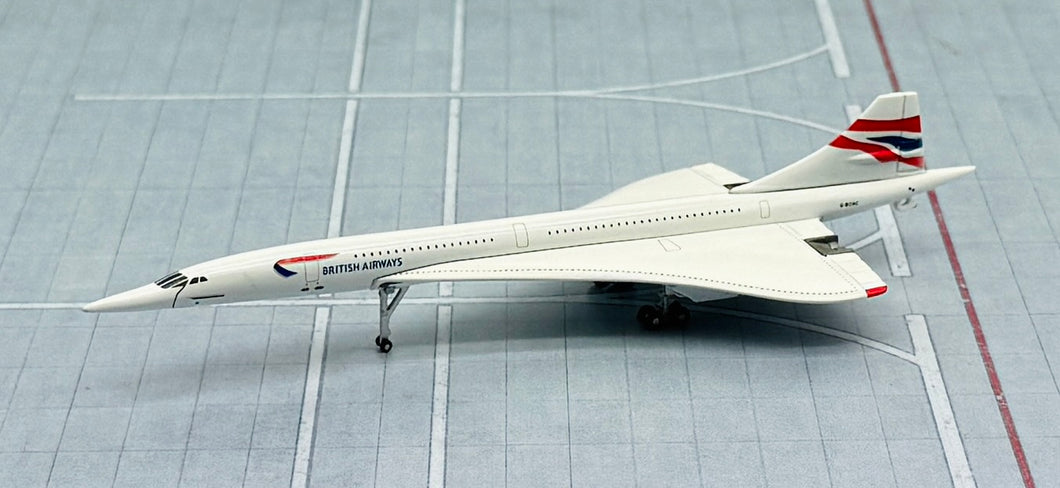 Gemini Jets Schuco 1/400 British Airways Aérospatiale/BAC Concorde G-BOAC