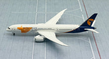 Load image into Gallery viewer, JC Wings 1/400 Mongolian Airlines Boeing 787-9 JU-1789 flaps down

