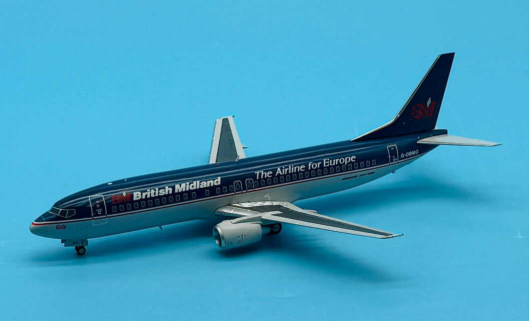 JC Wings 1/200 British Midland Airways Boeing 737-400 G-OBMG
