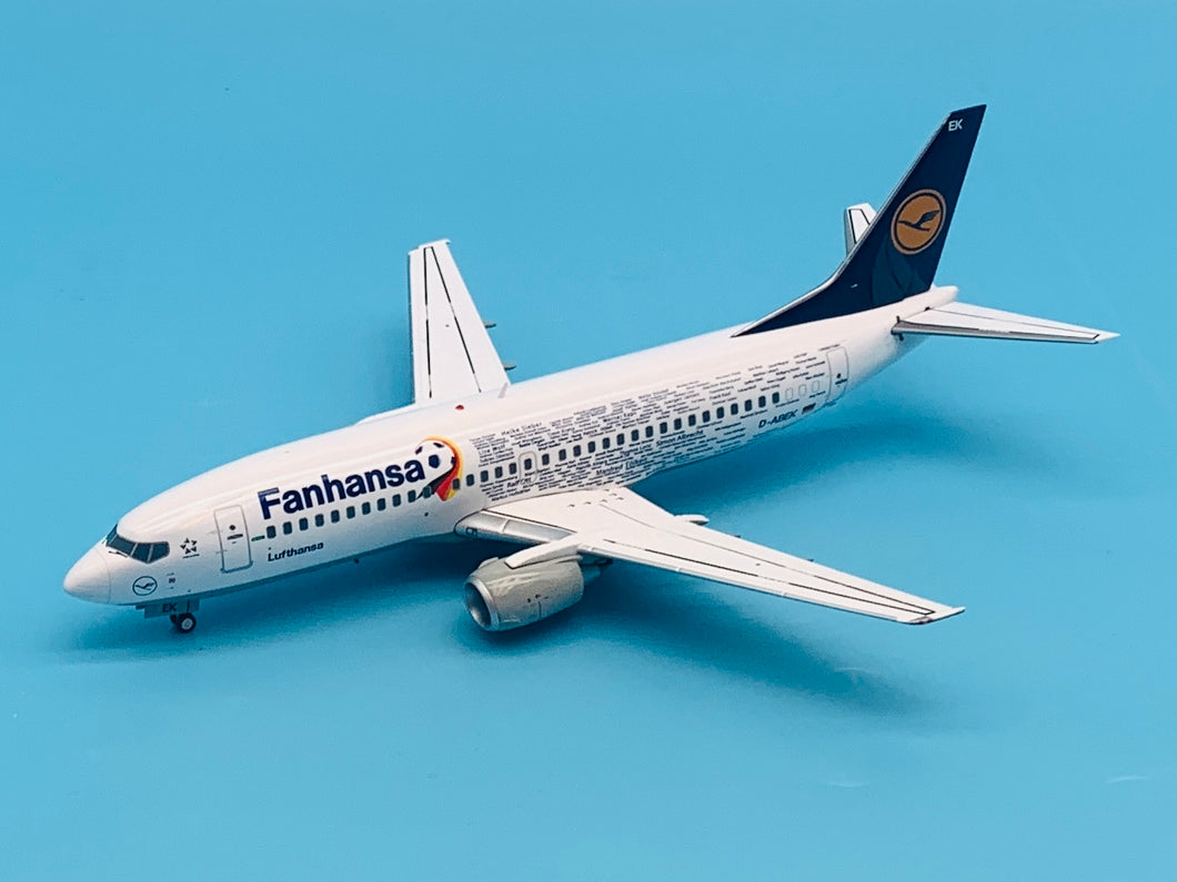 JC Wings 1/200 Lufthansa Boeing 737-300 Fanhansa D-ABEK