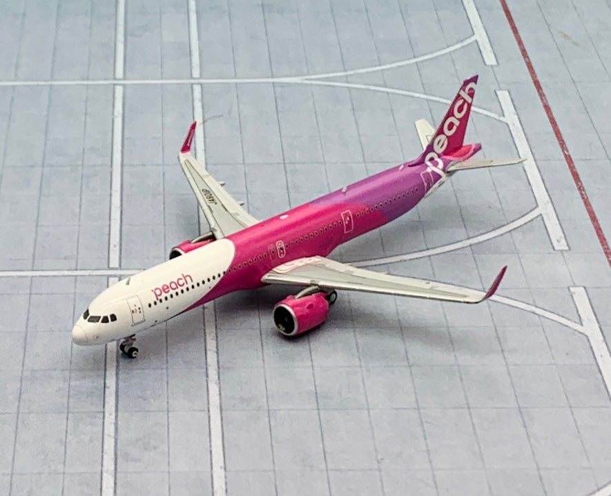 JC Wings 1/400 Peach Aviation Airbus A321neo JA901P – First Class