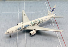 Load image into Gallery viewer, JC Wings 1/400 ANA All Nippon Airways Boeing 777-200ER JA745A Demon Slayer flaps down
