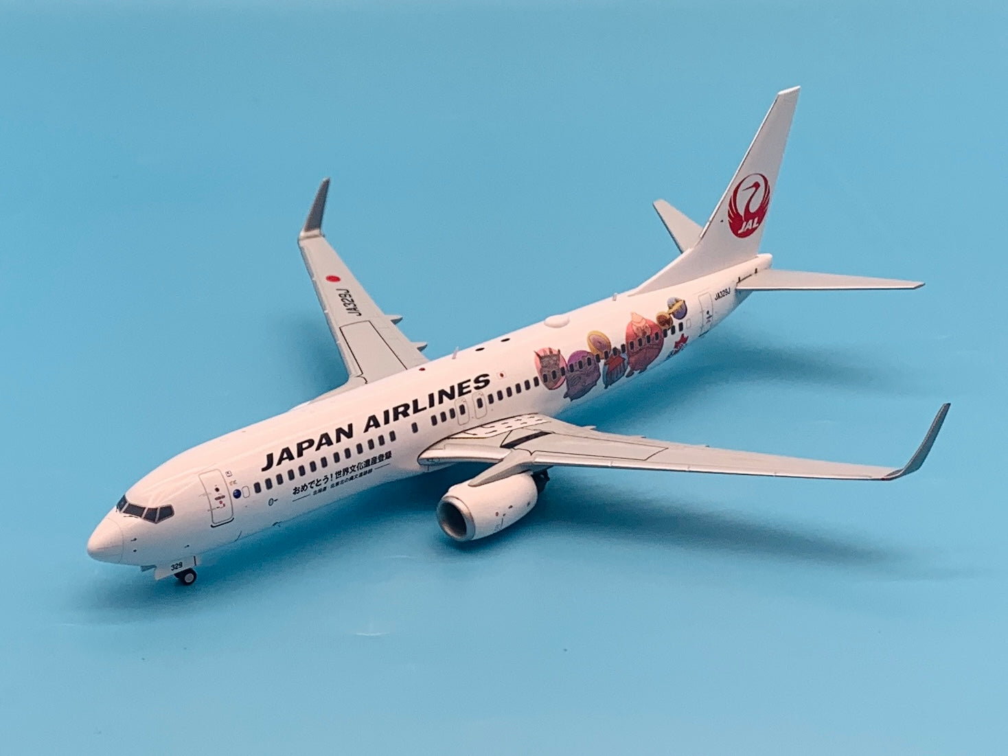 JC Wings 1/200 Japan Airlines JAL Boeing 737-800 JA329J