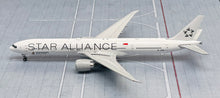 Load image into Gallery viewer, JC Wings 1/400 Singapore Airlines Boeing 777-300ER Star Alliance 9V-SWM
