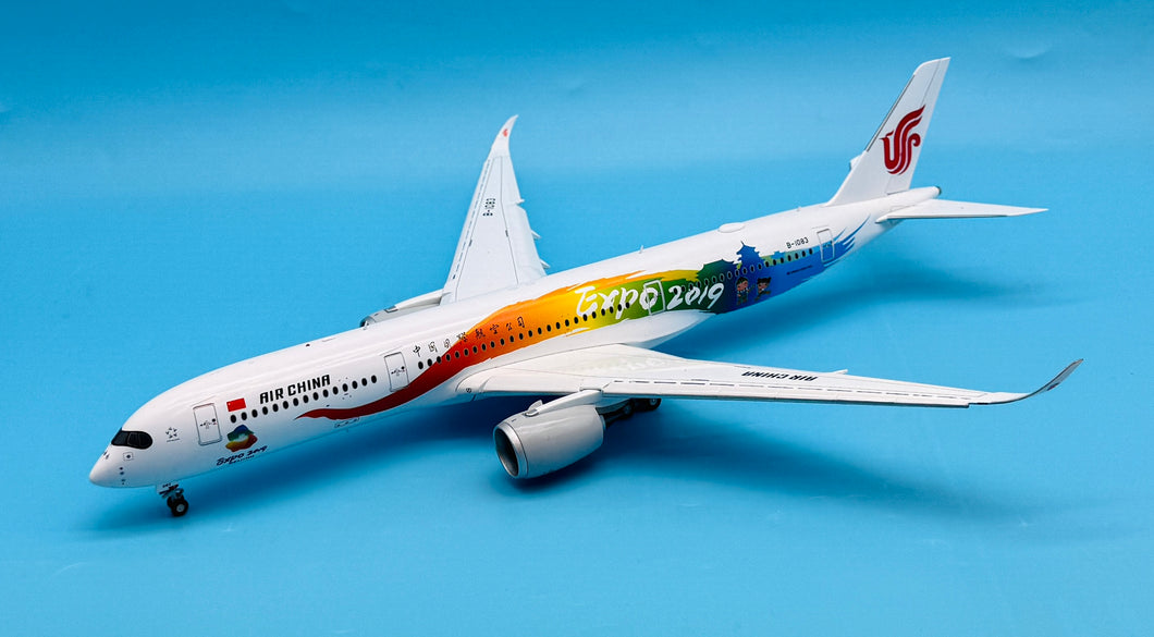 JC Wings 1/200 Air China Airbus A350-900 B-1083 Expo 2019 flaps down