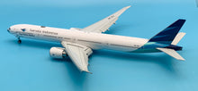 Load image into Gallery viewer, JC Wings 1/200 Garuda Indoensia Boeing 777-300ER Ayo Pakai Masker PK-GIJ flaps down
