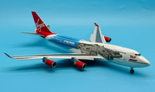 Load image into Gallery viewer, JC Wings 1/200 Virgin Atlantic Boeing 747-400 G-VLIP Star Wars Galaxy&#39;s Edge flaps down
