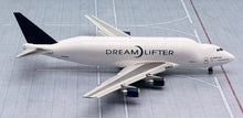 Load image into Gallery viewer, JC Wings 1/400 Boeing 747-400LCF Dreamlifter N2498A flaps down LH4176A
