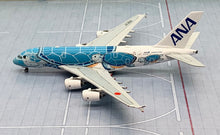 Load image into Gallery viewer, JC Wings 1/400 ANA All Nippon Airways Airbus A380 Flying Honu - Lani Livery JA381A
