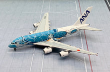 Load image into Gallery viewer, JC Wings 1/400 ANA All Nippon Airways Airbus A380 Flying Honu - Lani Livery JA381A
