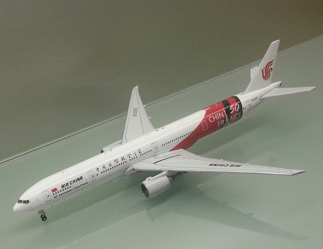 JC Wings 1/400 Air China Boeing 777-300ER B-2047 France 50 years