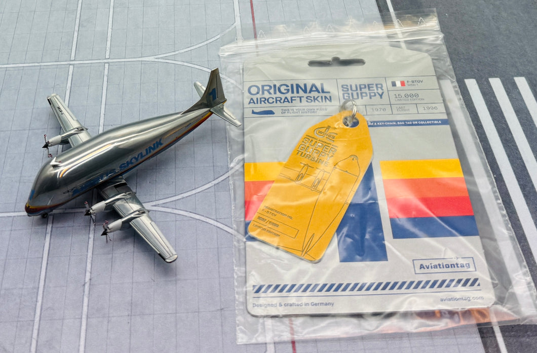 JC Wings 1/400 Airbus Industrie Aero-Spacelines 377SGT Super Guppy F-BTGV + Aviationtag