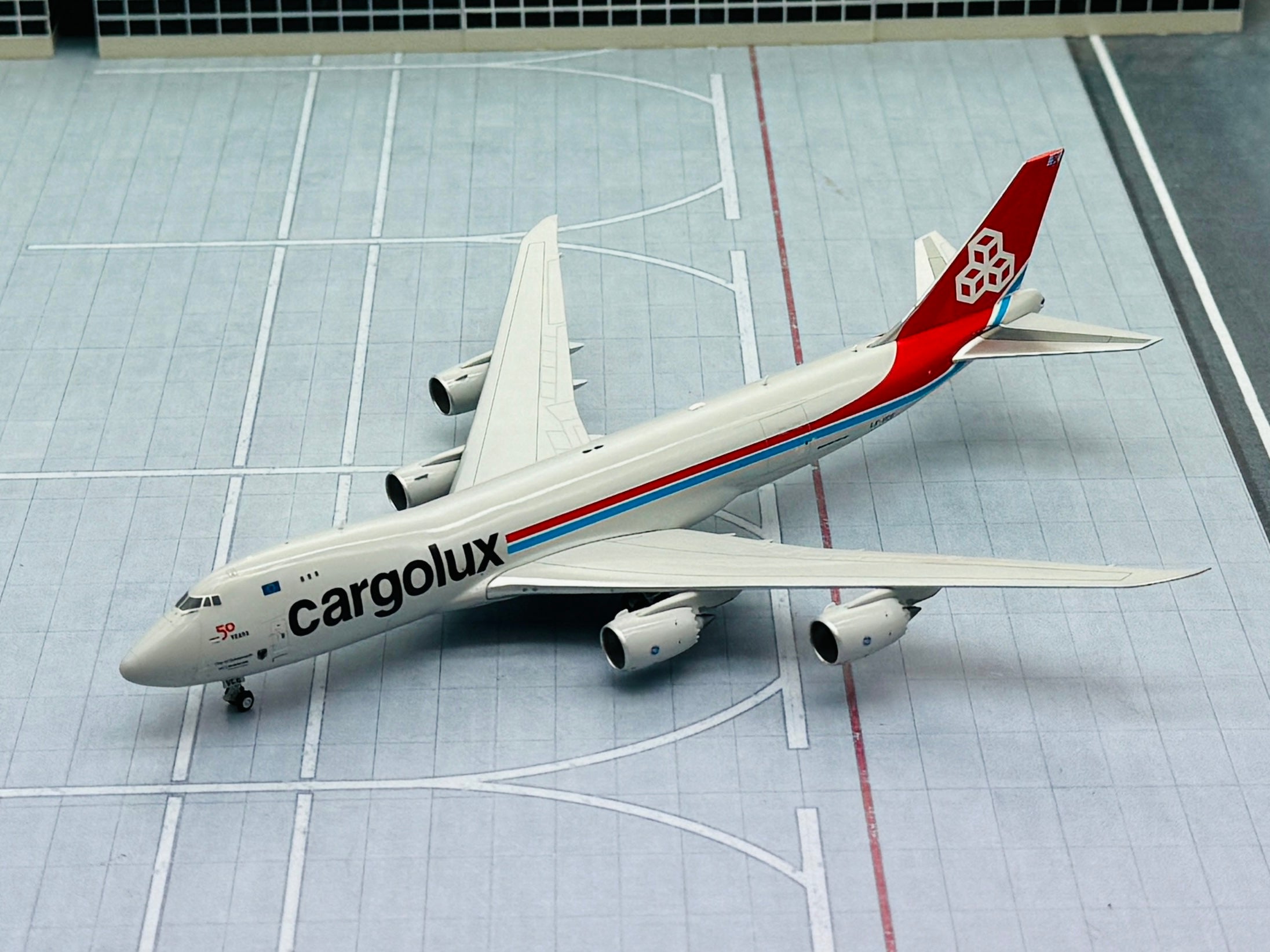 JC Wings 1/400 Cargolux Boeing 747-8F 50 Years LX-VCE