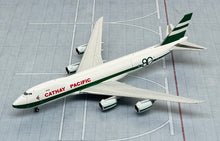 Load image into Gallery viewer, JC Wings 1/400 Cathay Pacific 747-8F 80th Anniversary" B-LJE Interactive Series
