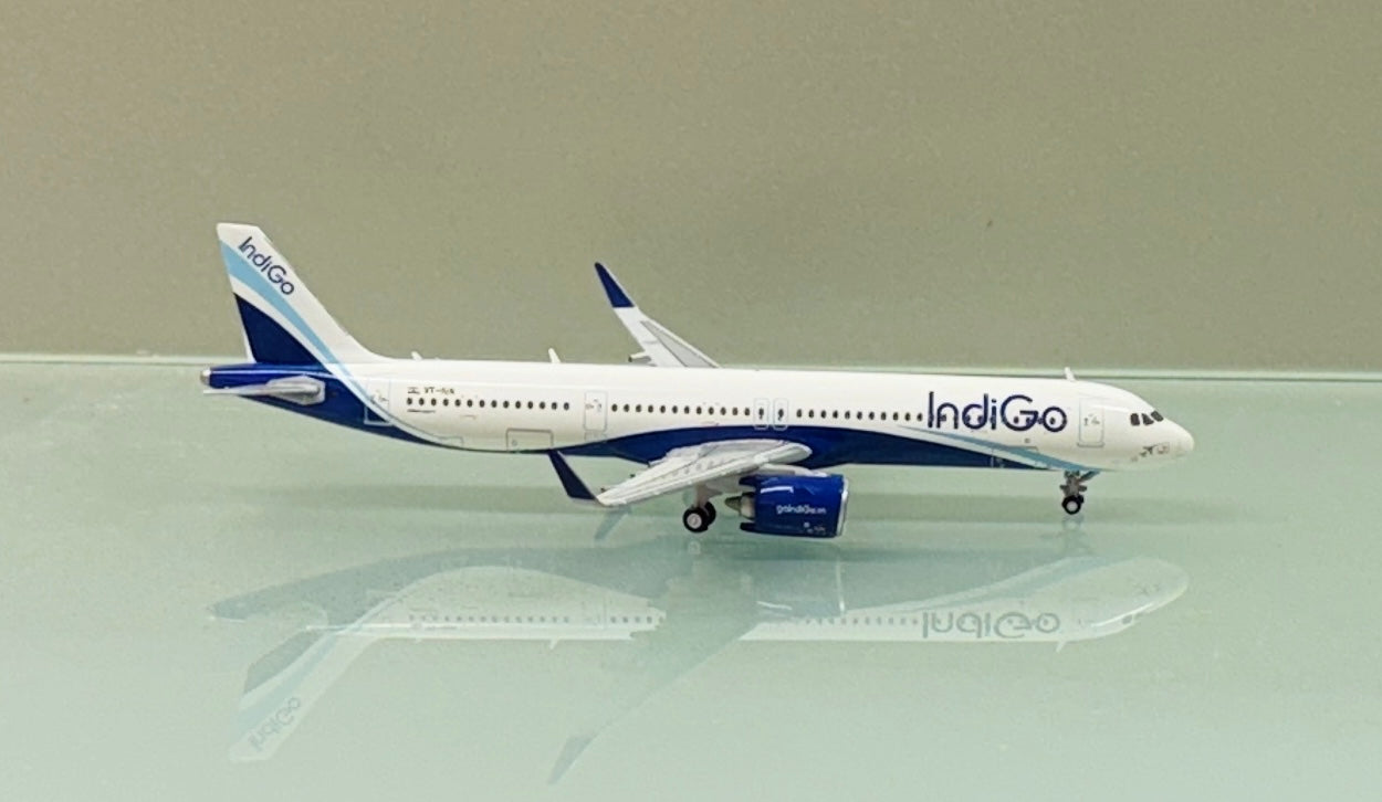 JC Wings 1/400 IndiGo Airlines Airbus A321neo VT-IUA – First Class