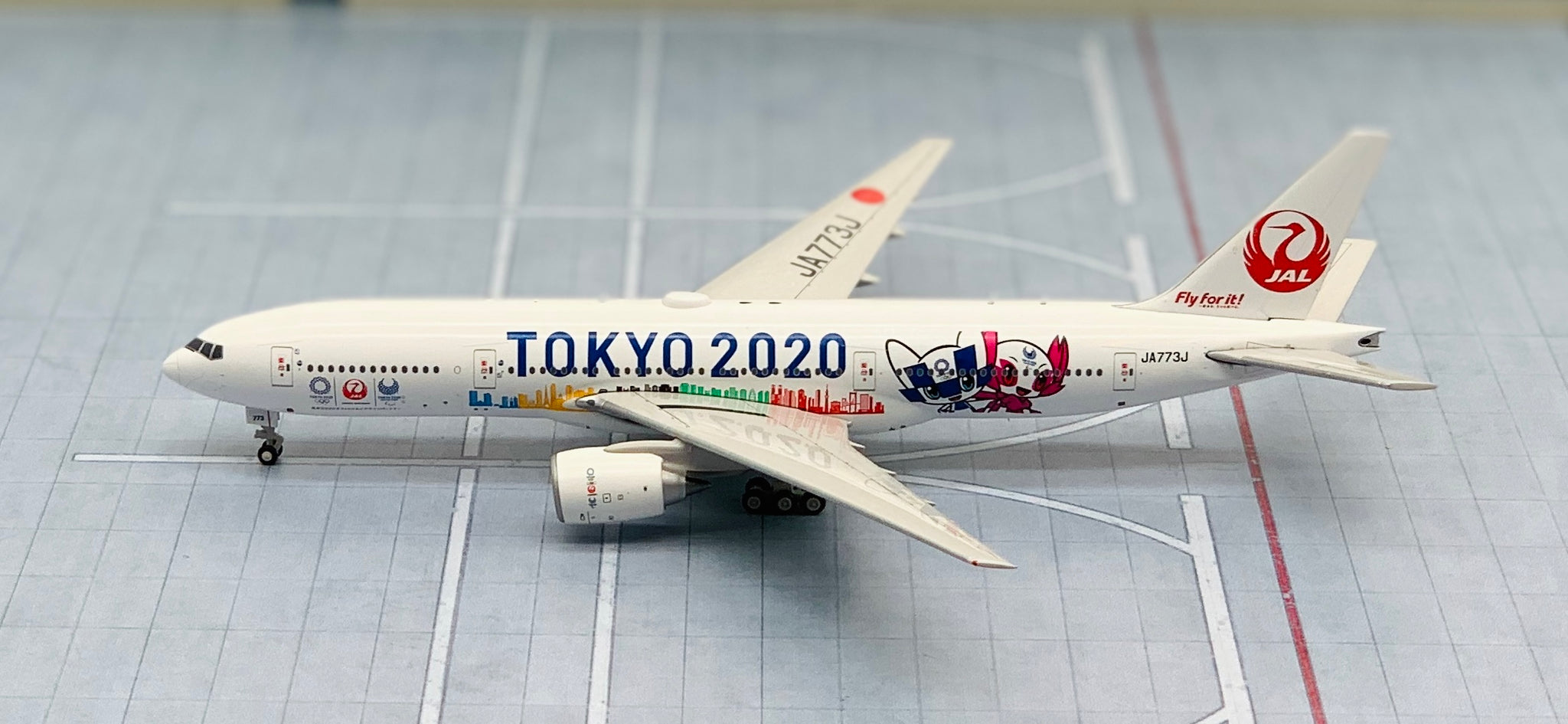 JC Wings 1/400 JAL Japan Airlines Boeing 777-200 JA773J Tokyo 2020