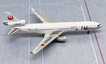 Load image into Gallery viewer, JC Wings 1/400 JAL Japan Airlines McDonnell Douglas MD-11 J-Bird JA8584
