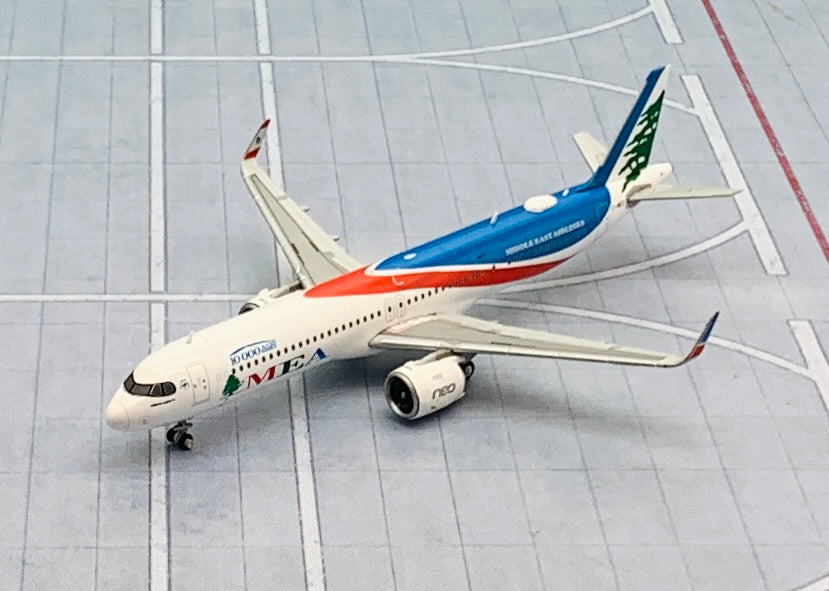 JC Wings 1/400 Middle East Airlines Airbus A321NEO 10000TH A320 T7-ME3