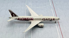 Load image into Gallery viewer, JC Wings 1/400 Qatar Cargo Boeing 777-200LRF Moved by People Interactive Series A7-BFG
