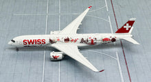 Load image into Gallery viewer, JC Wings 1/400 Swiss International Airbus A350-900XWB Wanderlust HB-IFA
