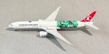 Load image into Gallery viewer, JC Wings 1/400 Turkish Airlines Boeing 777-300ER Bio Fuel TC-LJH
