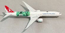 Load image into Gallery viewer, JC Wings 1/400 Turkish Airlines Boeing 777-300ER Bio Fuel TC-LJH
