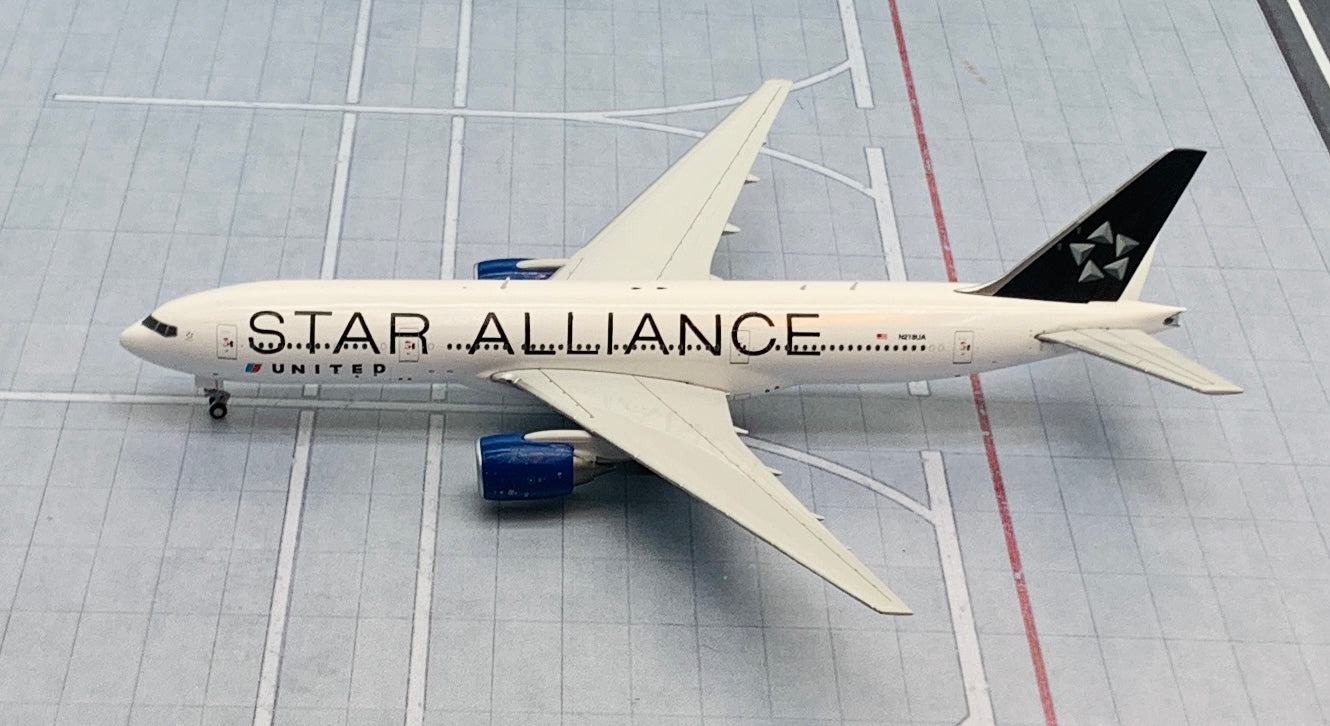 JC Wings 1/400 United Airlines Boeing 777-200ER Star Alliance N218UA