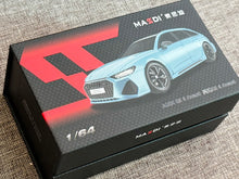 Load image into Gallery viewer, Masdi 1/64 Audi RS 6 Avant ice blue
