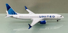 Load image into Gallery viewer, NG models 1/400 United Airlines Boeing 737 Max 8 N17339 Blue Evolution 88038
