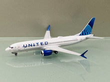 Load image into Gallery viewer, NG models 1/400 United Airlines Boeing 737 Max 8 N17339 Blue Evolution 88038
