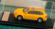 Load image into Gallery viewer, Street Warrior 1/64 Porsche Cayenne Turbo S Yellow SUV

