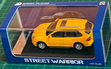 Load image into Gallery viewer, Street Warrior 1/64 Porsche Cayenne Turbo S Yellow SUV
