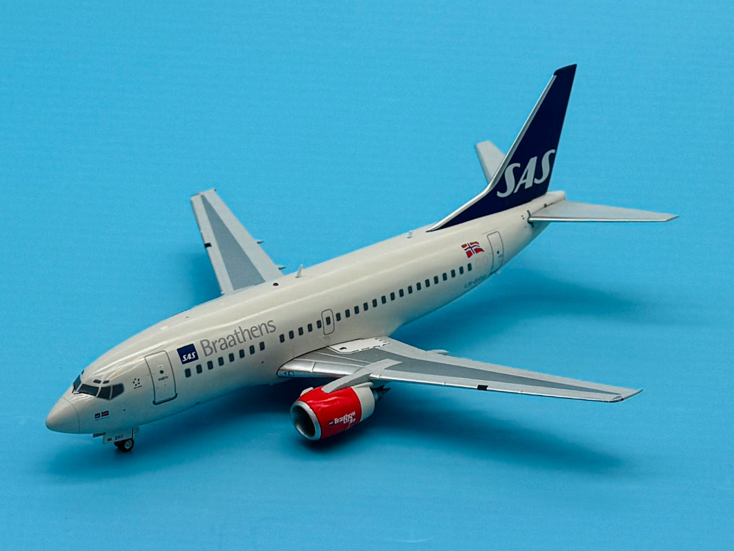 JC Wings 1/200 SAS Braathens Norway Boeing 737-500 LN-BRO