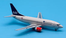 Load image into Gallery viewer, JC Wings 1/200 SAS Braathens Norway Boeing 737-500 LN-BRO
