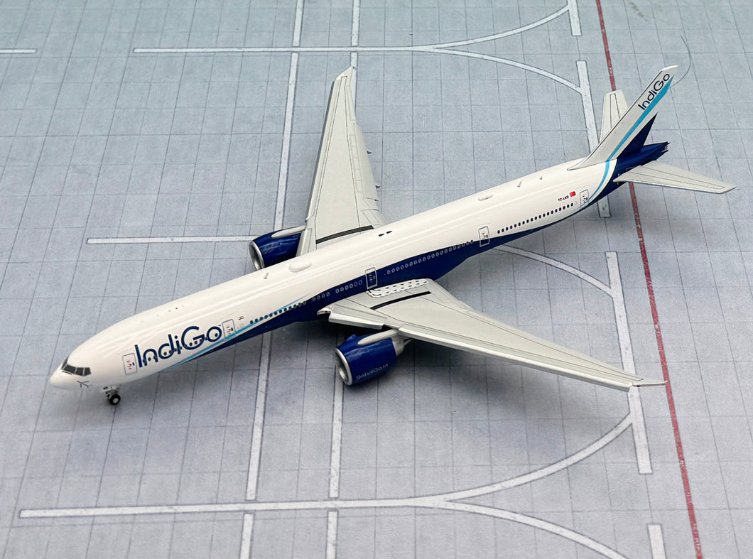 JC Wings 1/400 IndiGo Boeing 777-300ER TC-LKD flaps down